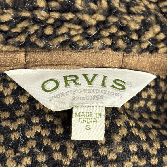 Vintage Orvis Berber Fleece Field Jacket Womens Small‎ Toggle Button Barn Chore - Picture 6 of 8